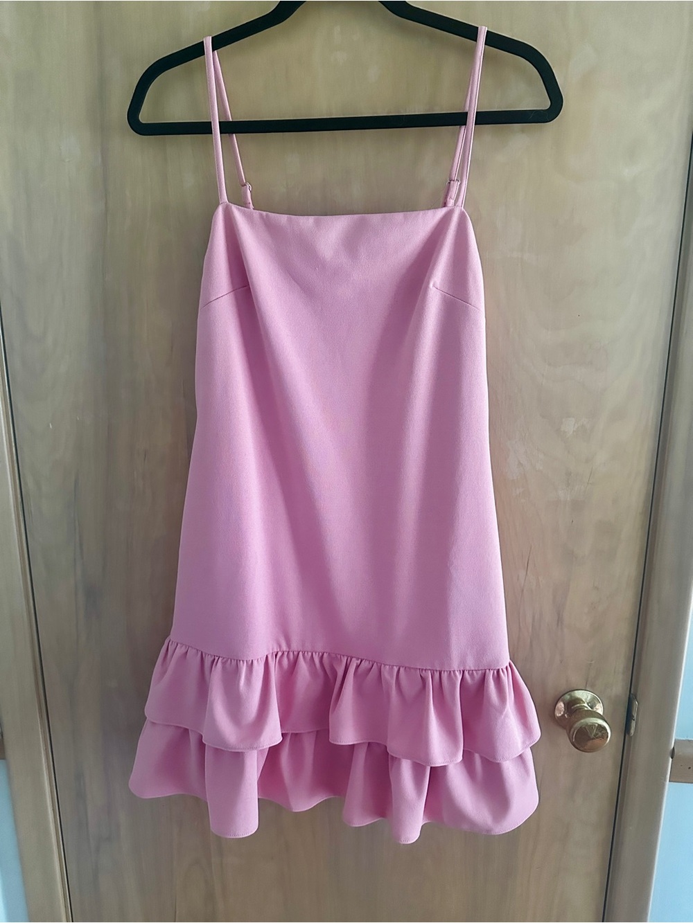 BCBGeneration Pink Double Ruffle Mini Dress - Picture 5 of 8